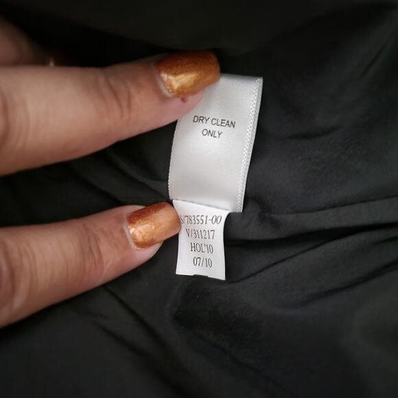 Banana Republic Gray Black White Wool Blend Tweed Pencil Dress, Sz 4 - Picture 7 of 9